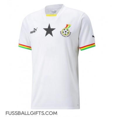 Ghana Fußballbekleidung Heimtrikot WM 2022 Kurzarm